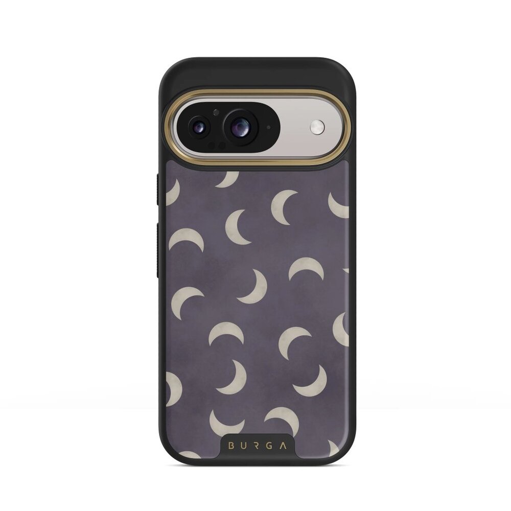 BURGA Elite Dark Phone Case for Google Pixel 10 Pro - Moonstone with gold trim